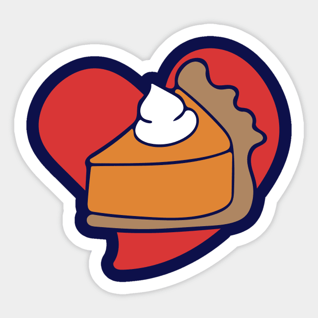 Pumpkin pie love Sticker by bubbsnugg